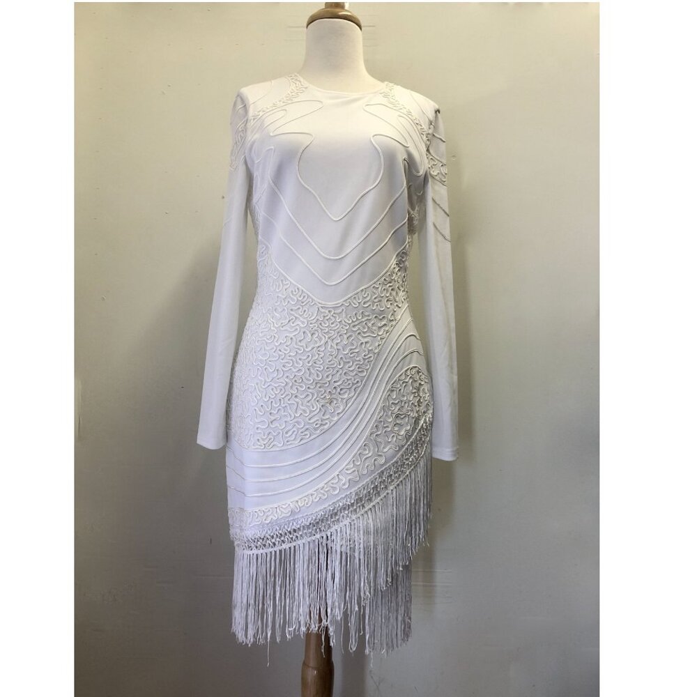 Blessed Are The Meek Primitive Fringe Midi Dress